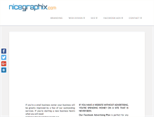 Tablet Screenshot of nicegraphix.com